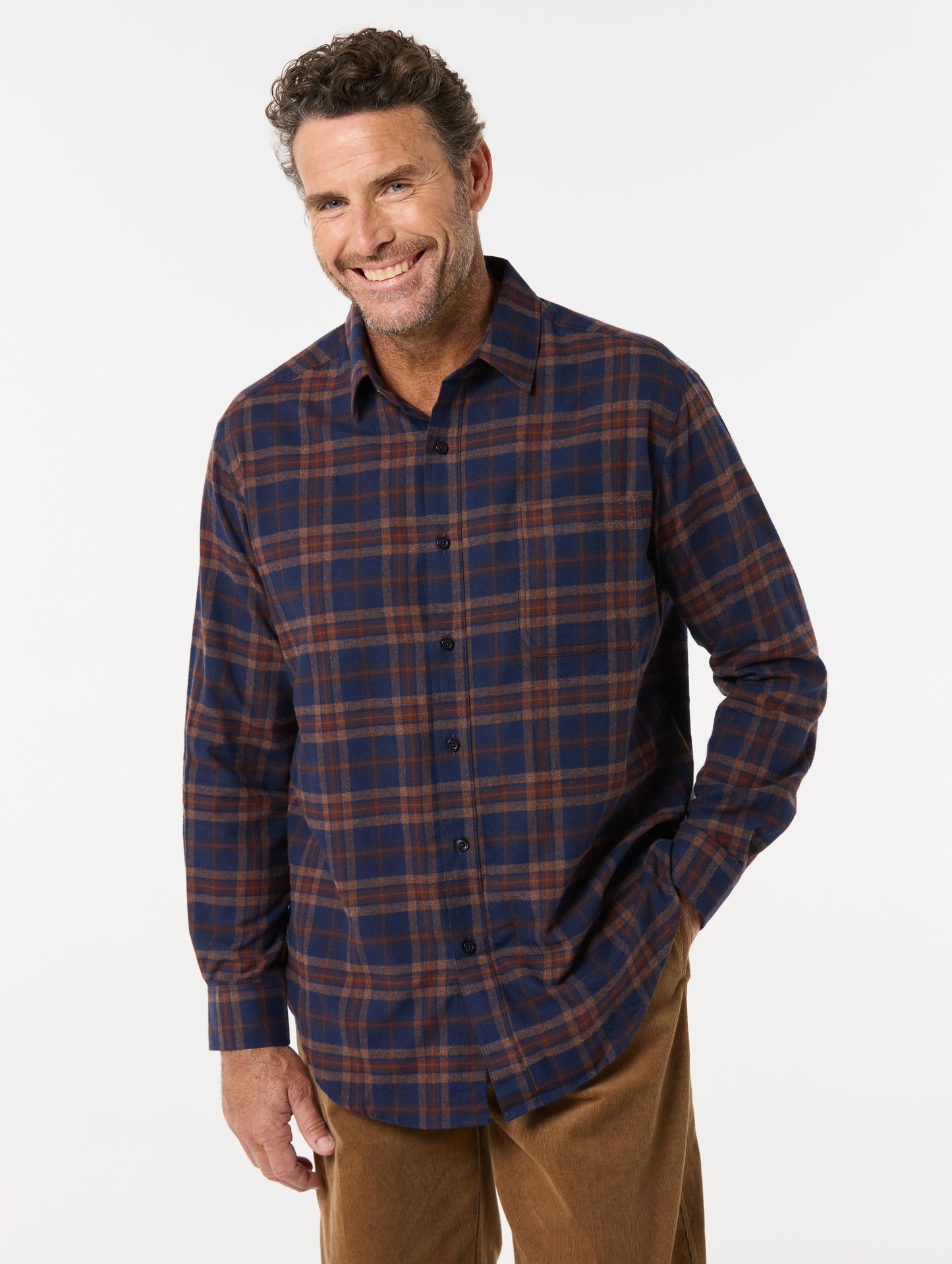 BREAKAWAY QUINLAN COTTON BRUSH SHIRT