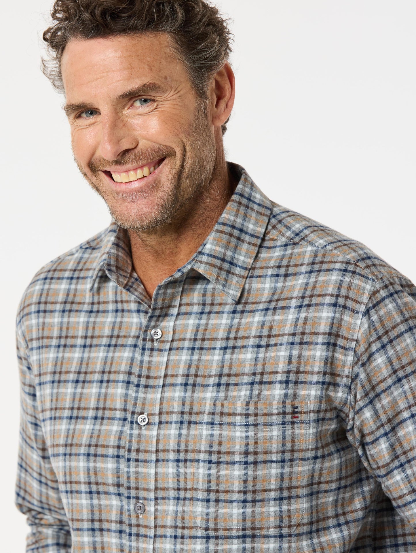 BREAKAWAY BRENNAN COTTON BRUSH SHIRT