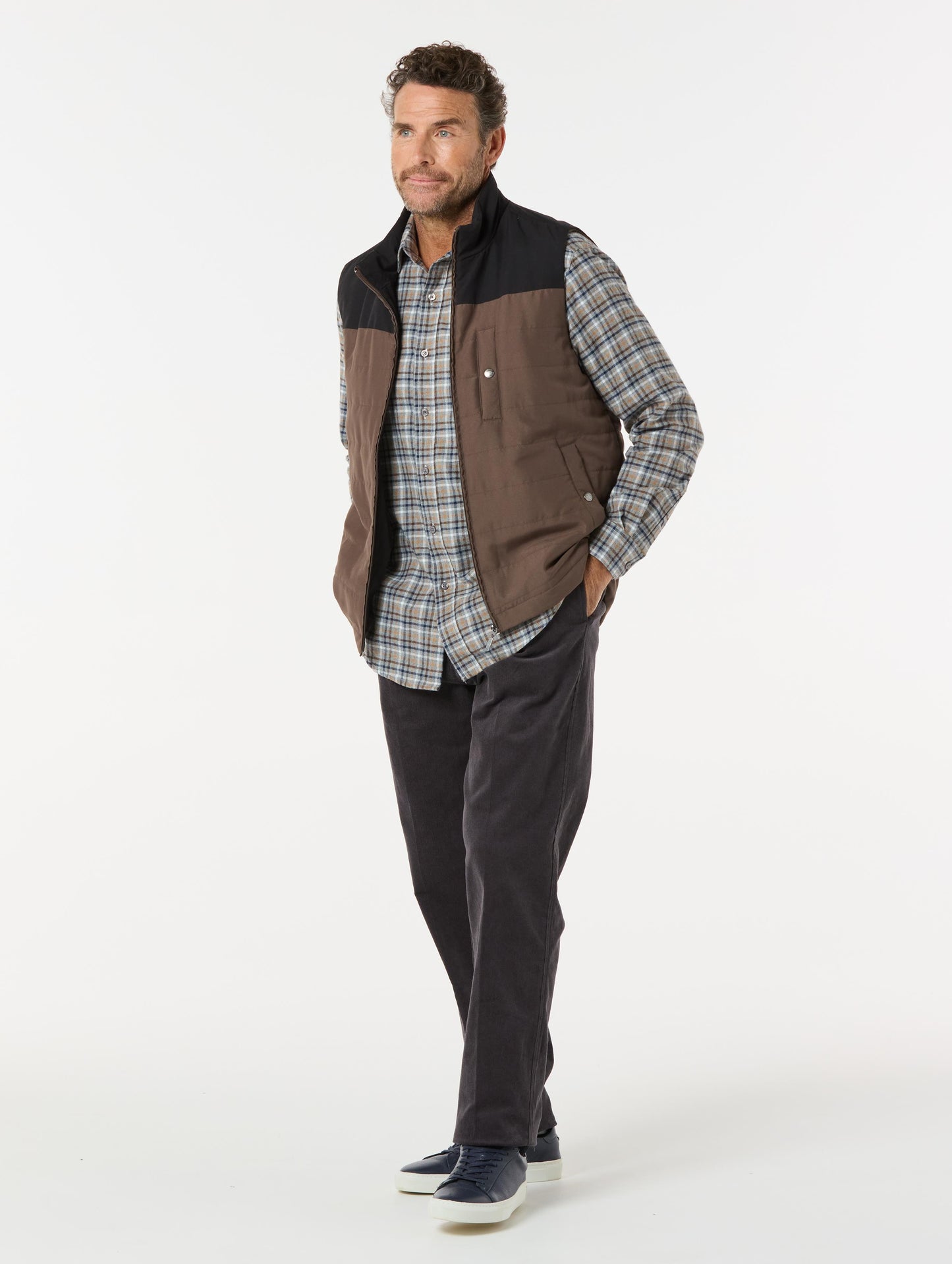 BREAKAWAY BRENNAN COTTON BRUSH SHIRT