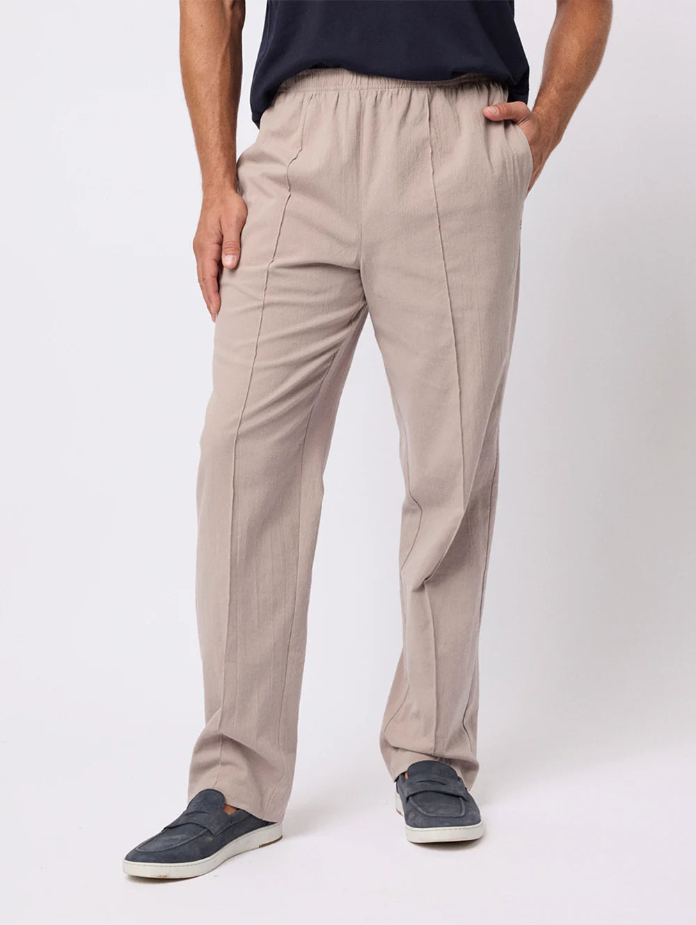 BREAKAWAY COTTON CRINKLE PANT