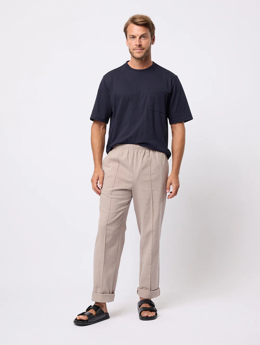 BREAKAWAY COTTON CRINKLE PANT