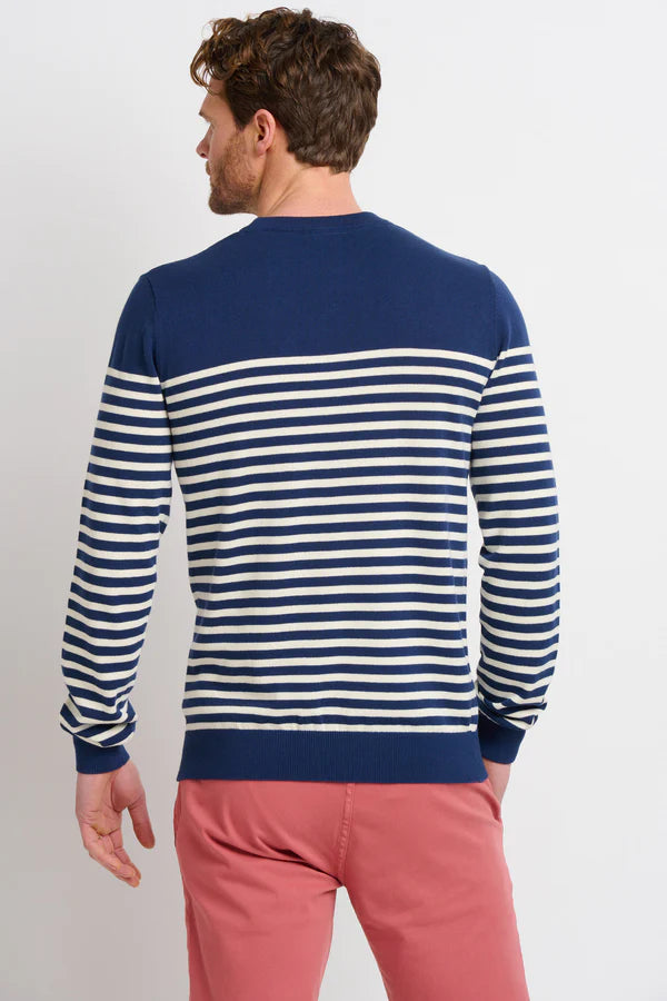 BRAKEBURN STRIPE CREW JUMPER