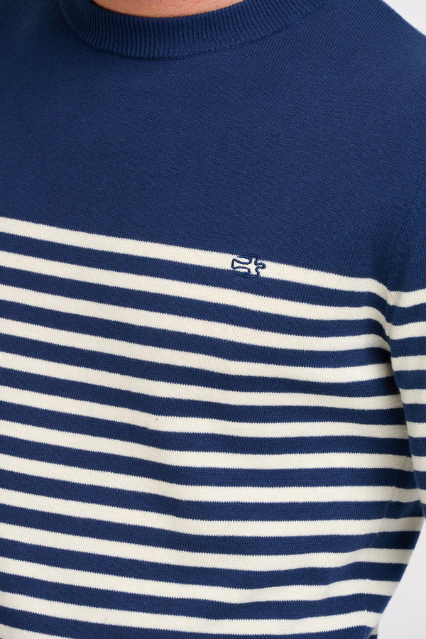 BRAKEBURN STRIPE CREW JUMPER