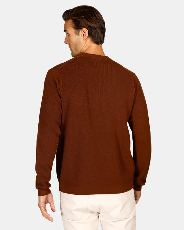 BROOKSFIELD CREW COTTON SWEATER