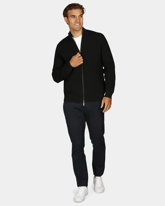BROOKSFIELD ZIPPED CARDIGAN