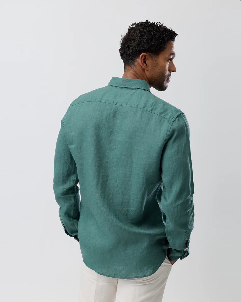 BROOKSFIELD LINEN CASUAL SHIRT