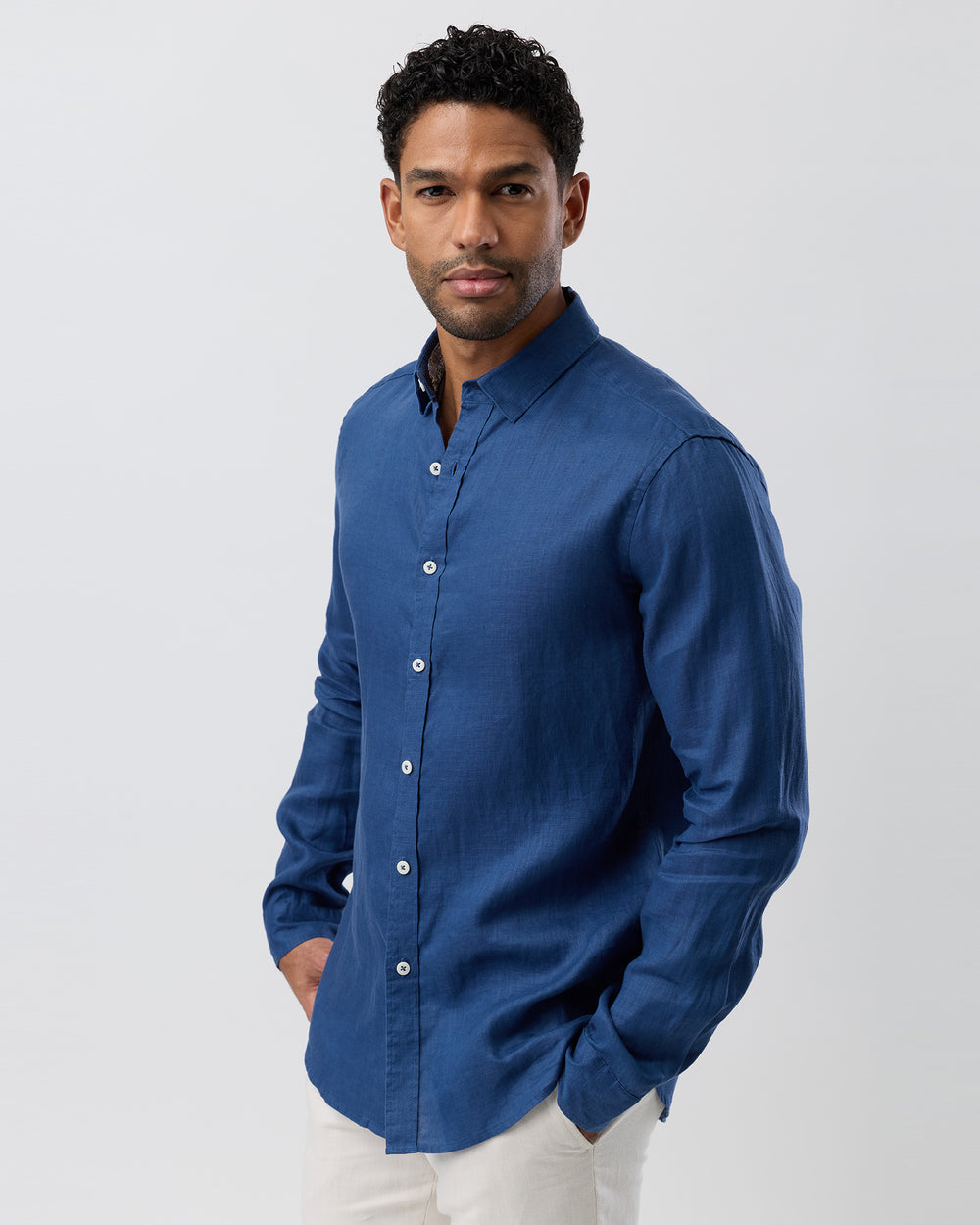 BROOKSFIELD LINEN CASUAL SHIRT