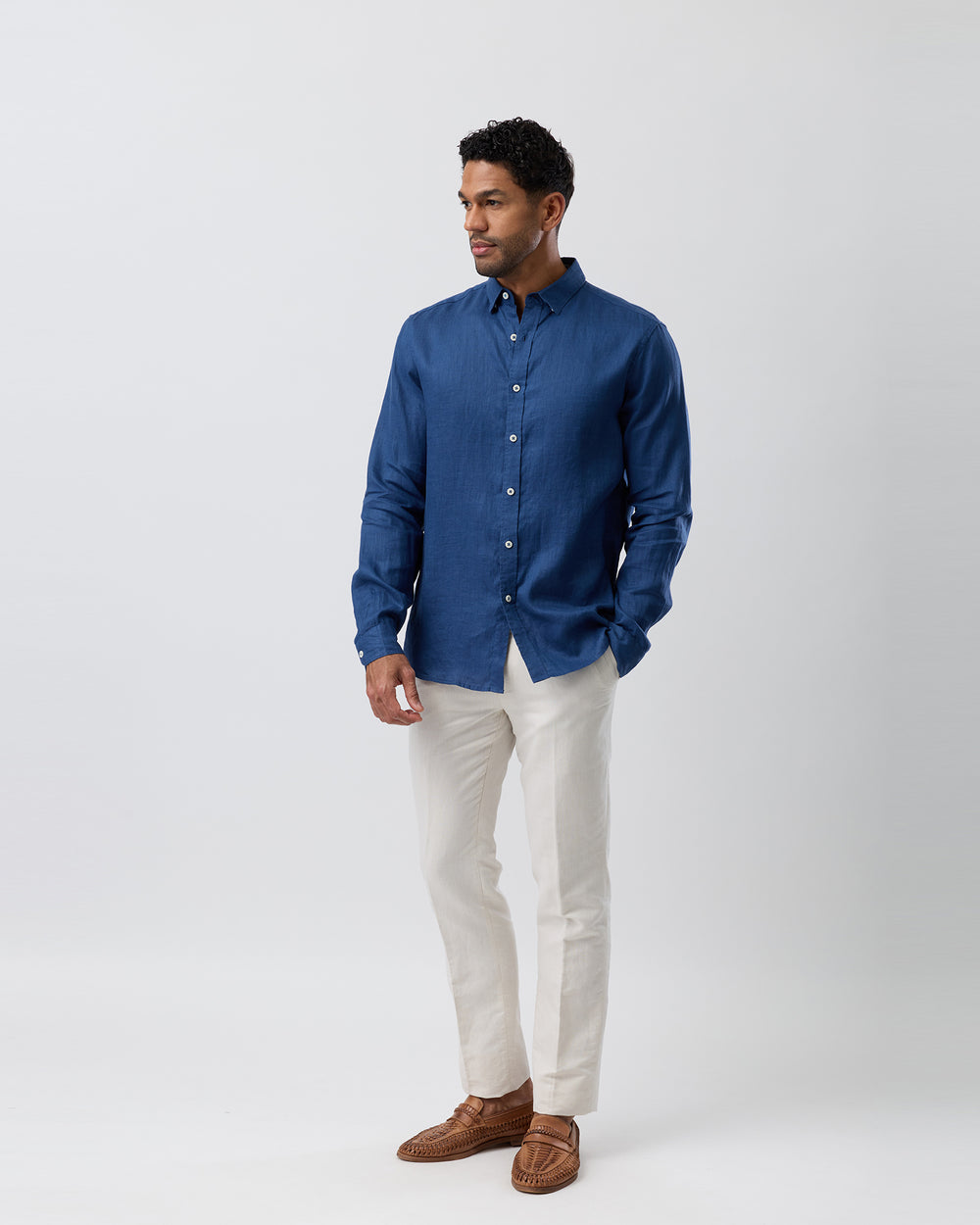 BROOKSFIELD LINEN CASUAL SHIRT