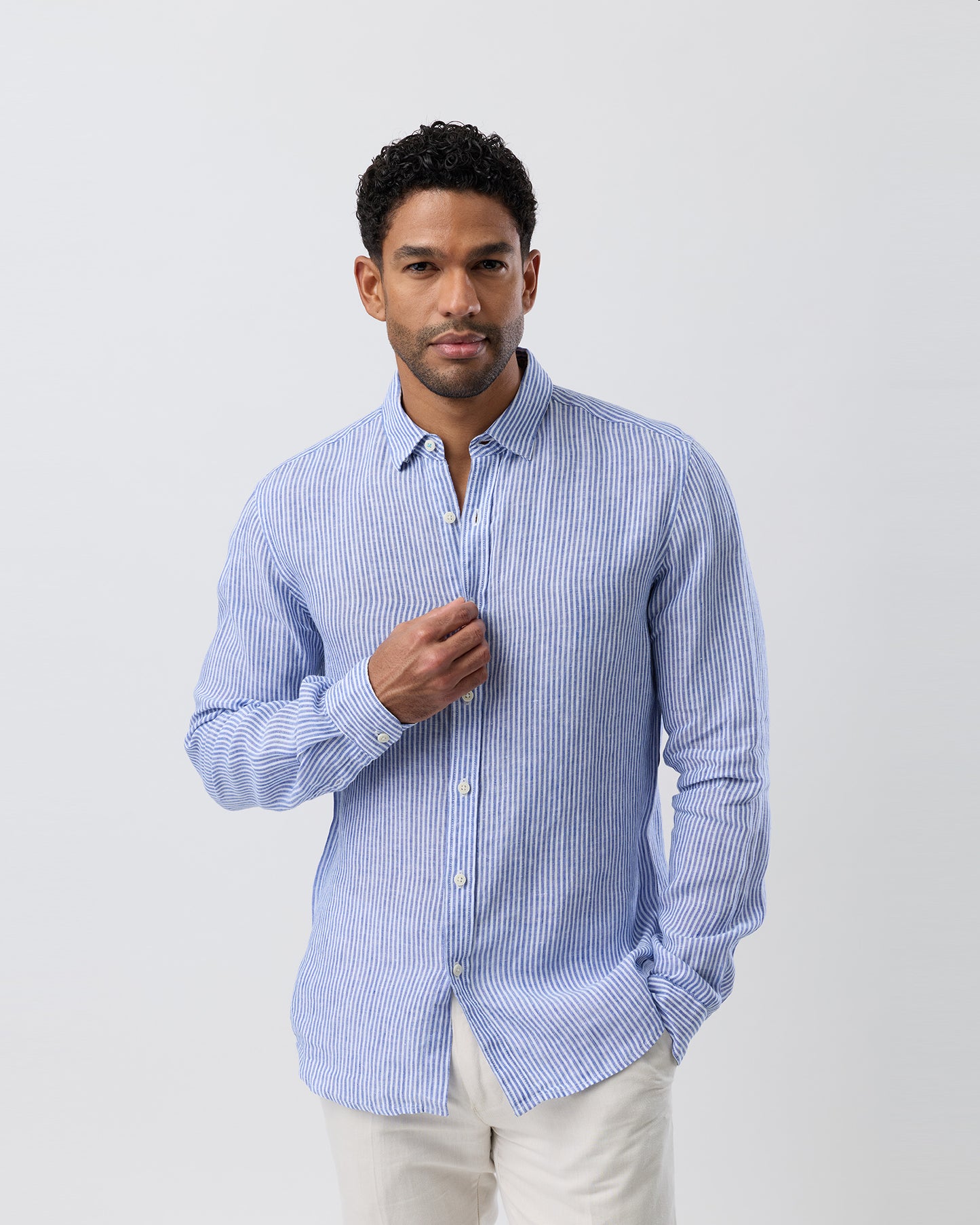 BROOKSFIELD LINEN CASUAL SHIRT