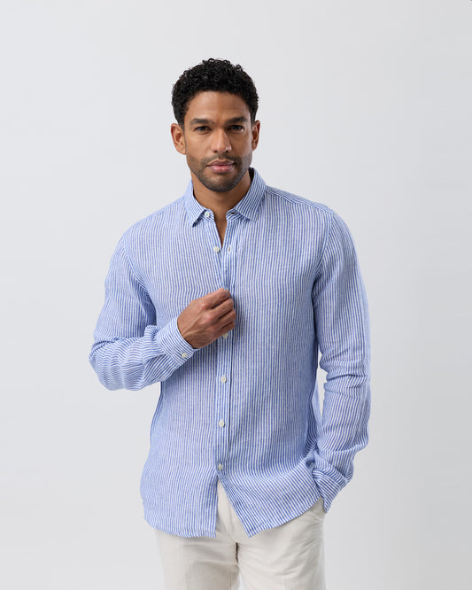 BROOKSFIELD LINEN CASUAL SHIRT