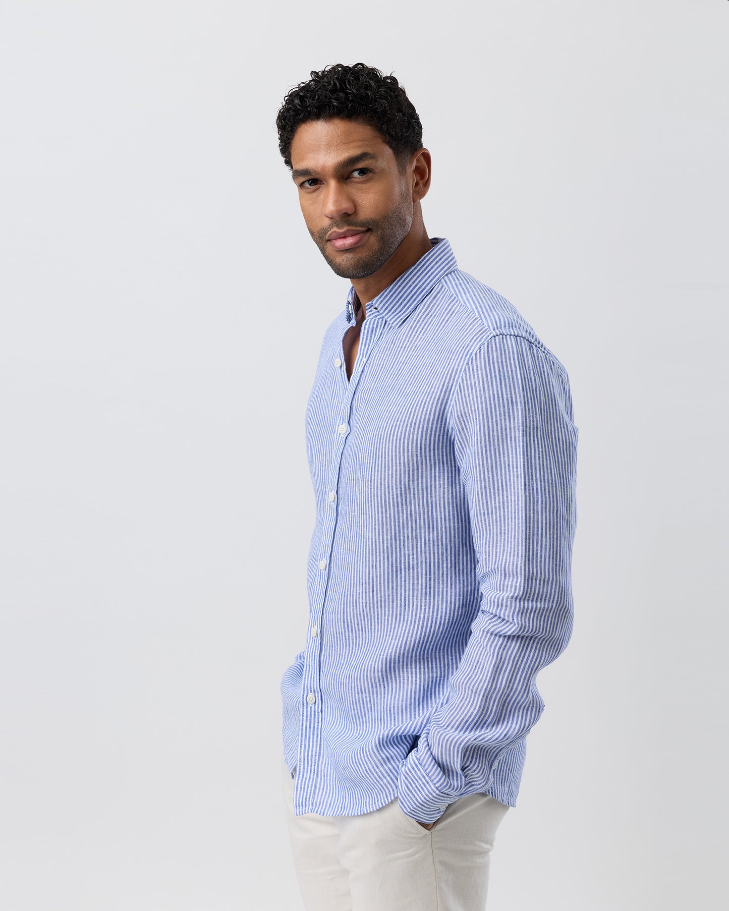 BROOKSFIELD LINEN CASUAL SHIRT