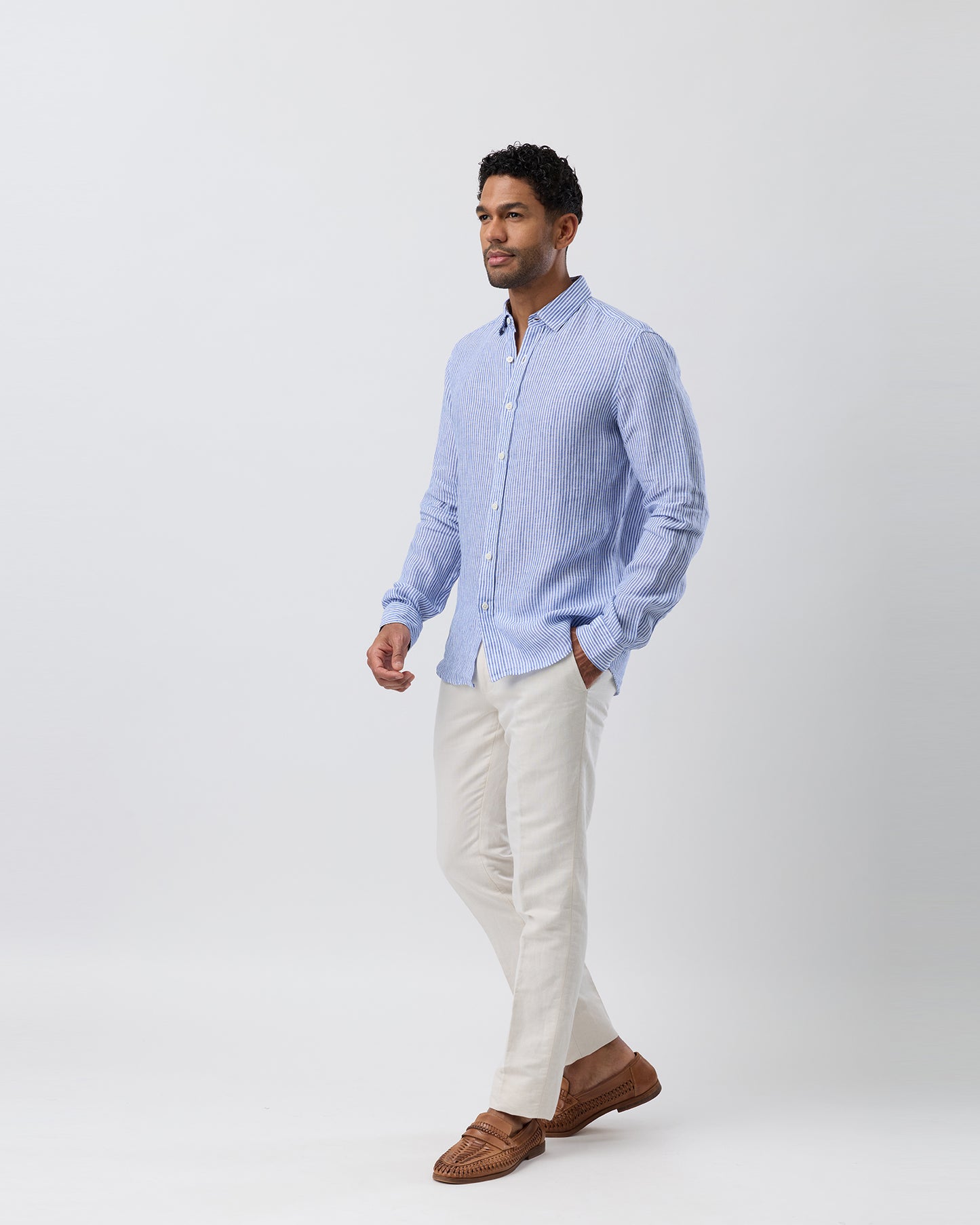 BROOKSFIELD LINEN CASUAL SHIRT