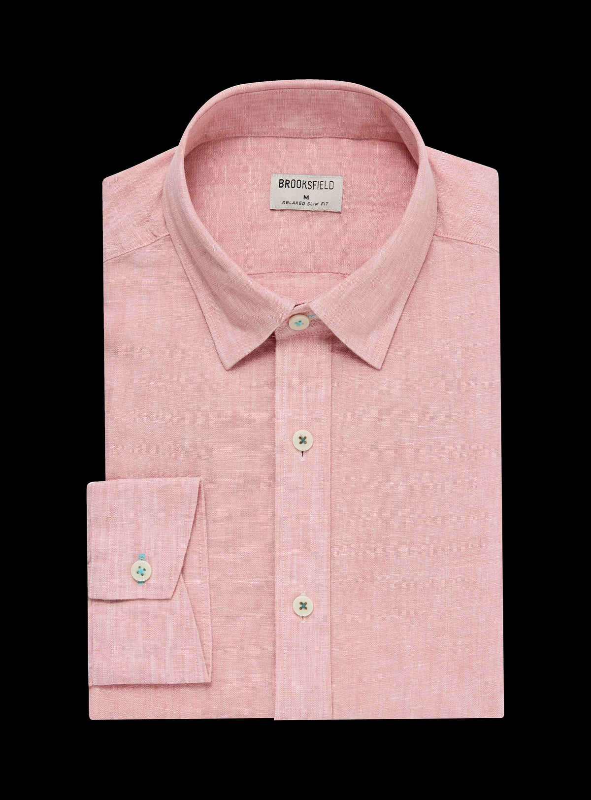 BROOKSFIELD CASUAL LONG SLEEVE LINEN SHIRT