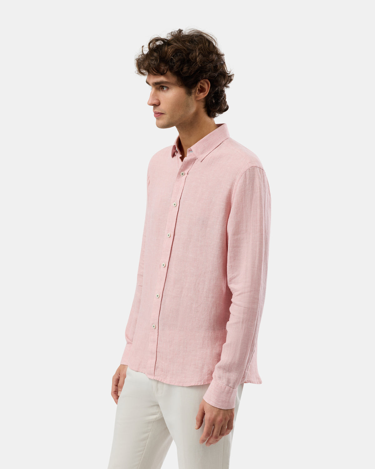 BROOKSFIELD CASUAL LONG SLEEVE LINEN SHIRT