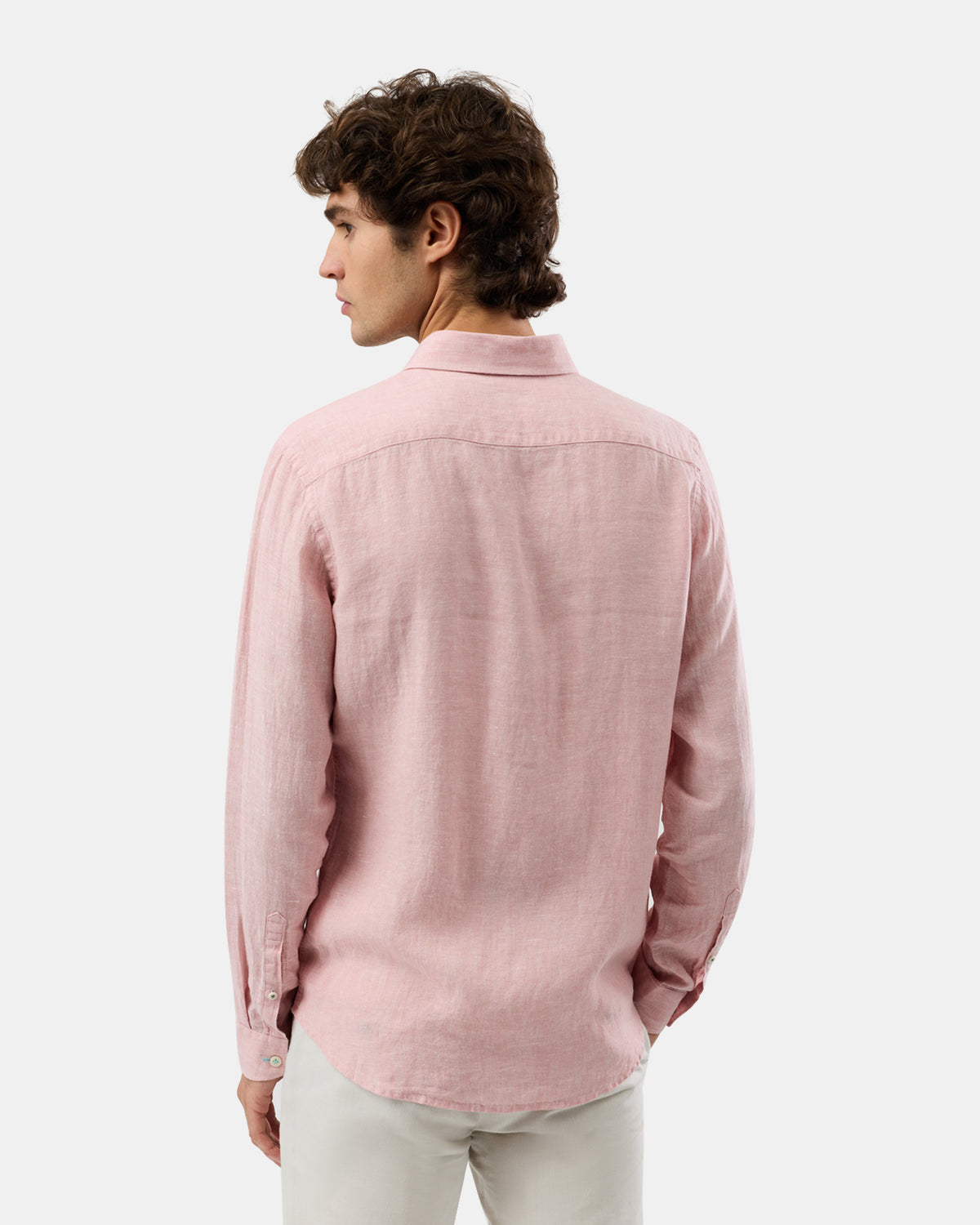 BROOKSFIELD CASUAL LONG SLEEVE LINEN SHIRT