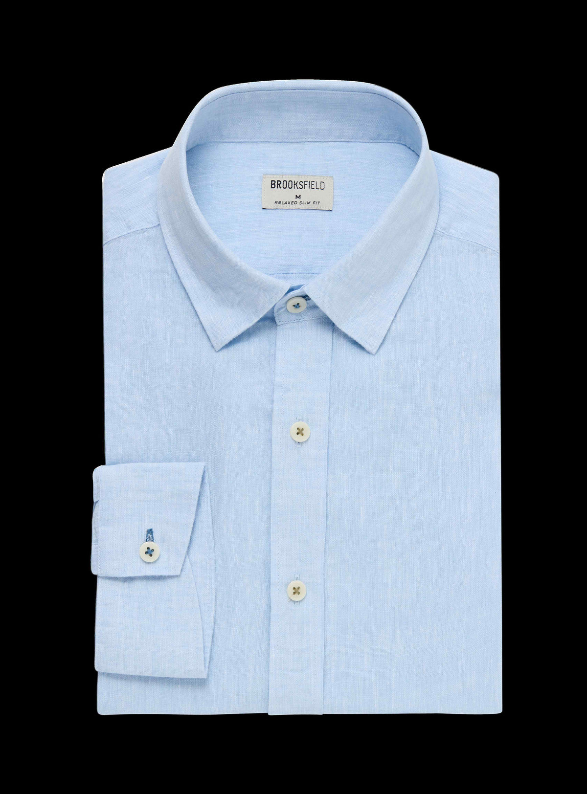 BROOKSFIELD CASUAL LONG SLEEVE LINEN SHIRT