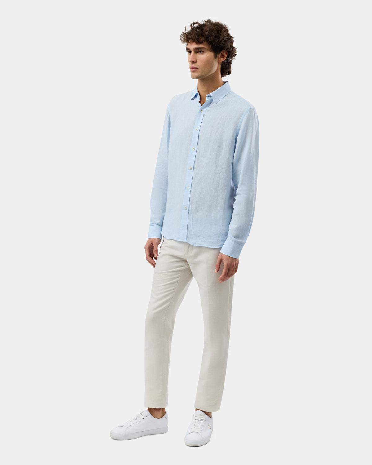 BROOKSFIELD CASUAL LONG SLEEVE LINEN SHIRT