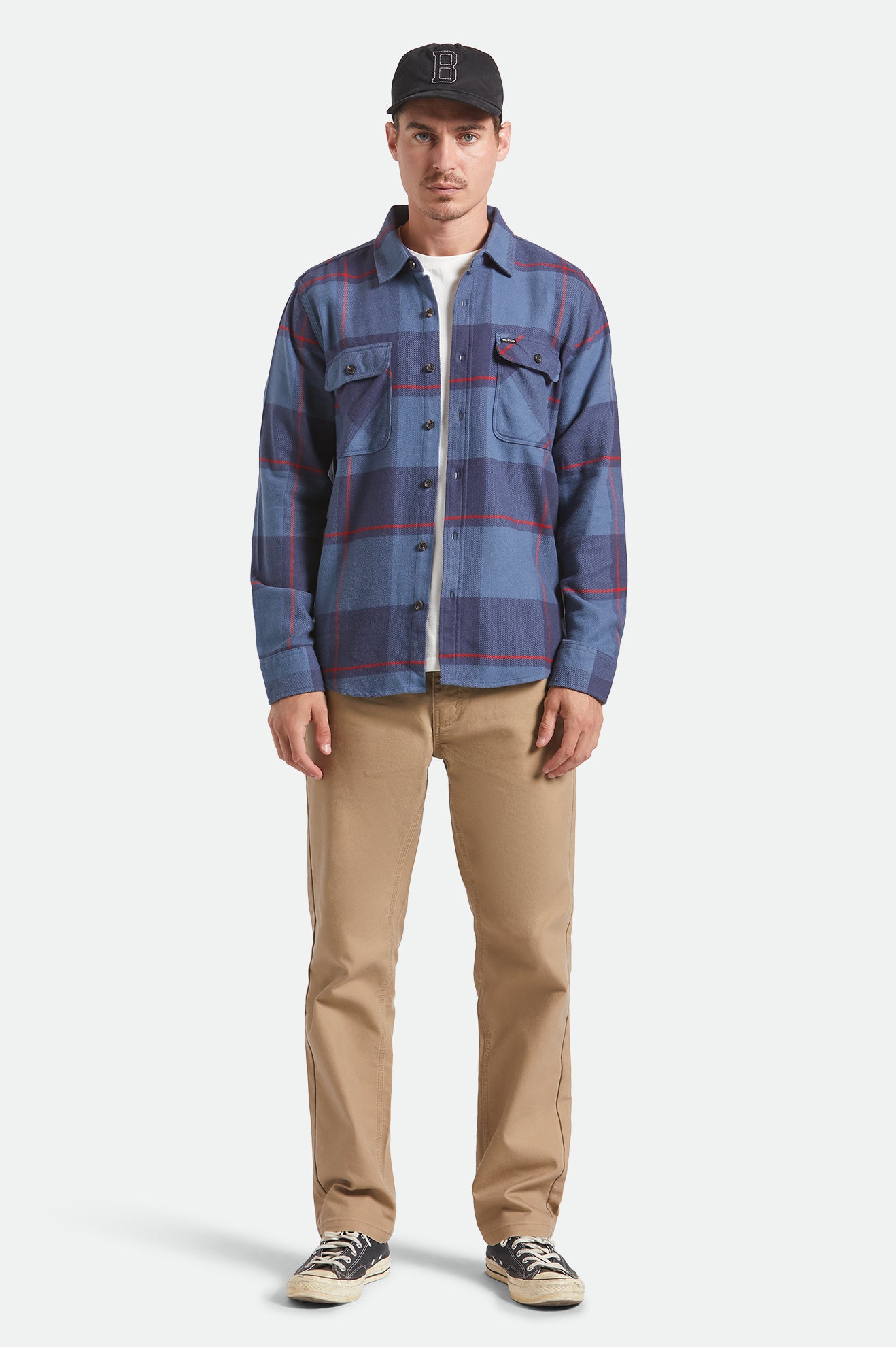 BRIXTON BOWERY FLANNEL