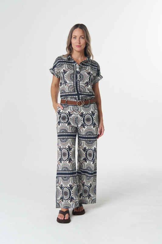 GOONDIWINDI TAILORED PRINTED PANT