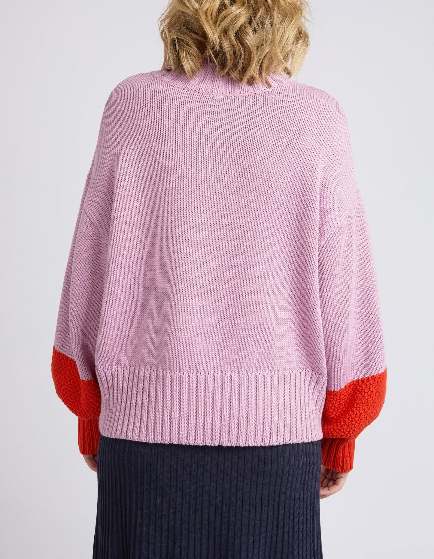 ELM LOUIE MOCK NECK KNIT