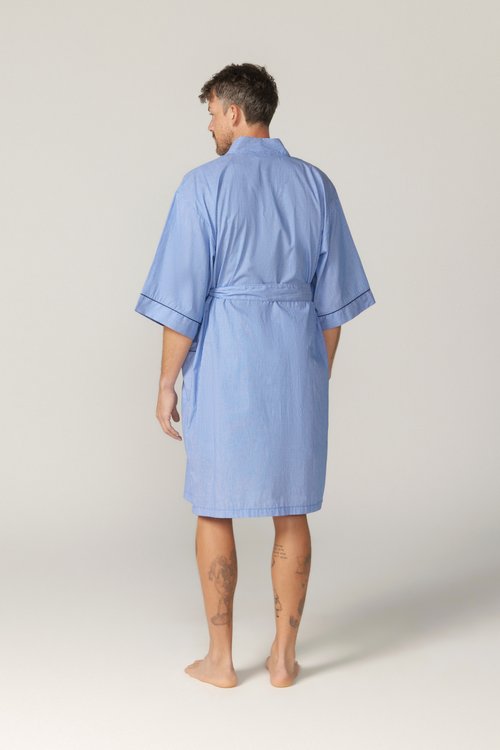 CONTARE STRIPE KIMONO GOWN