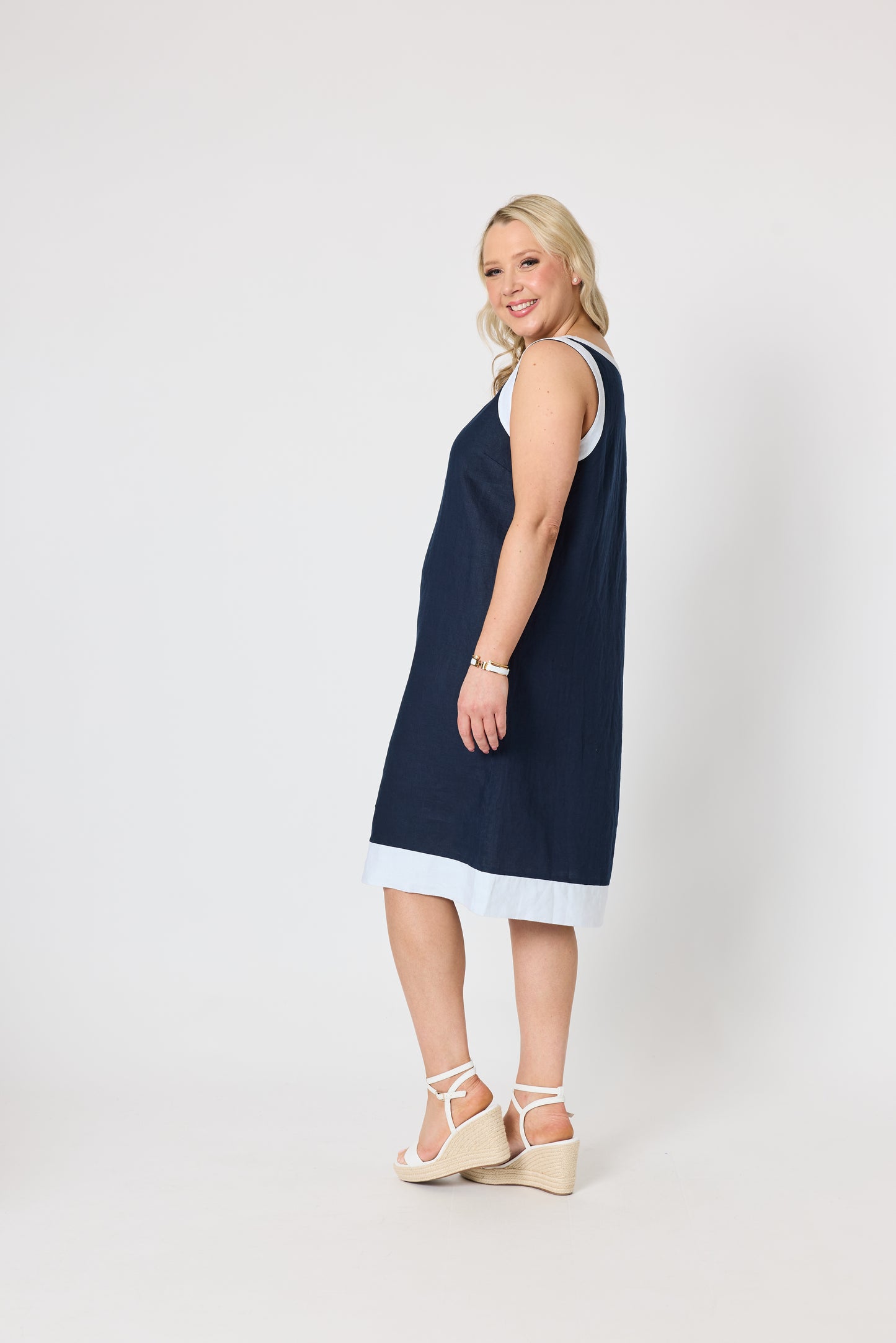 GORDON SMITH CHLOE LINEN DRESS