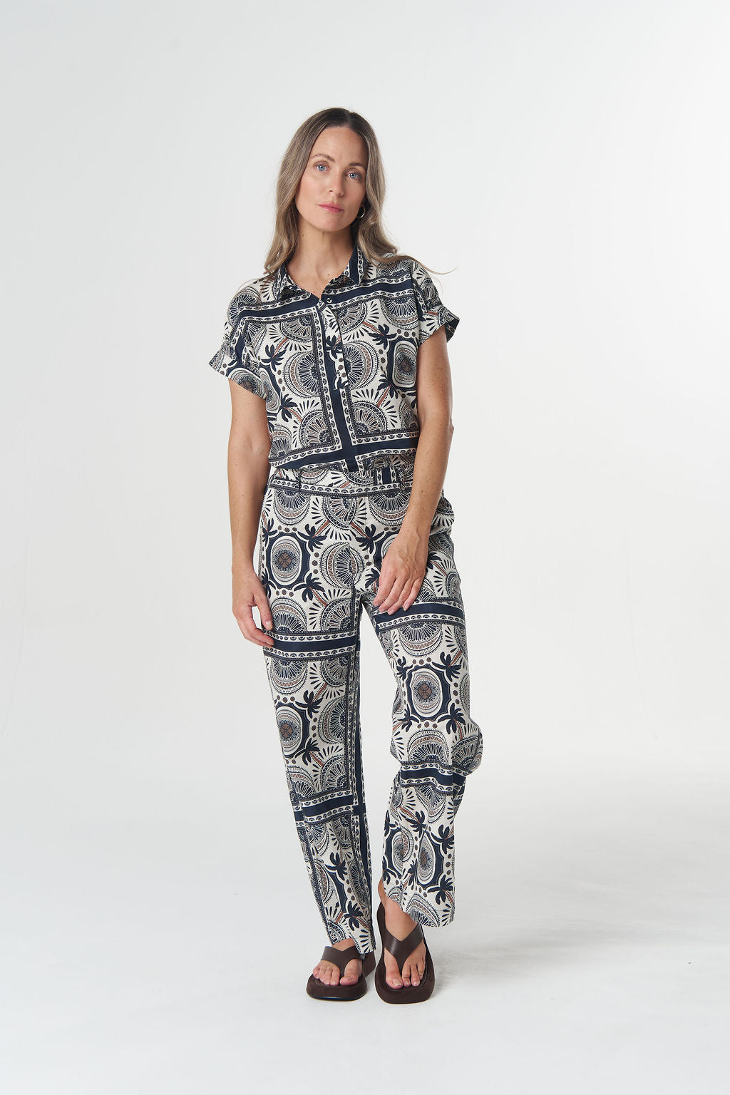 GOONDIWINDI TAILORED PRINTED PANT