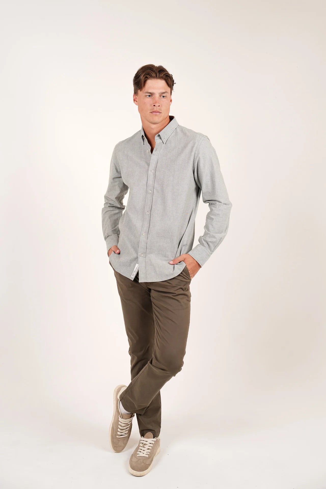 JAMES HAPRER OXFORD LS SHIRT