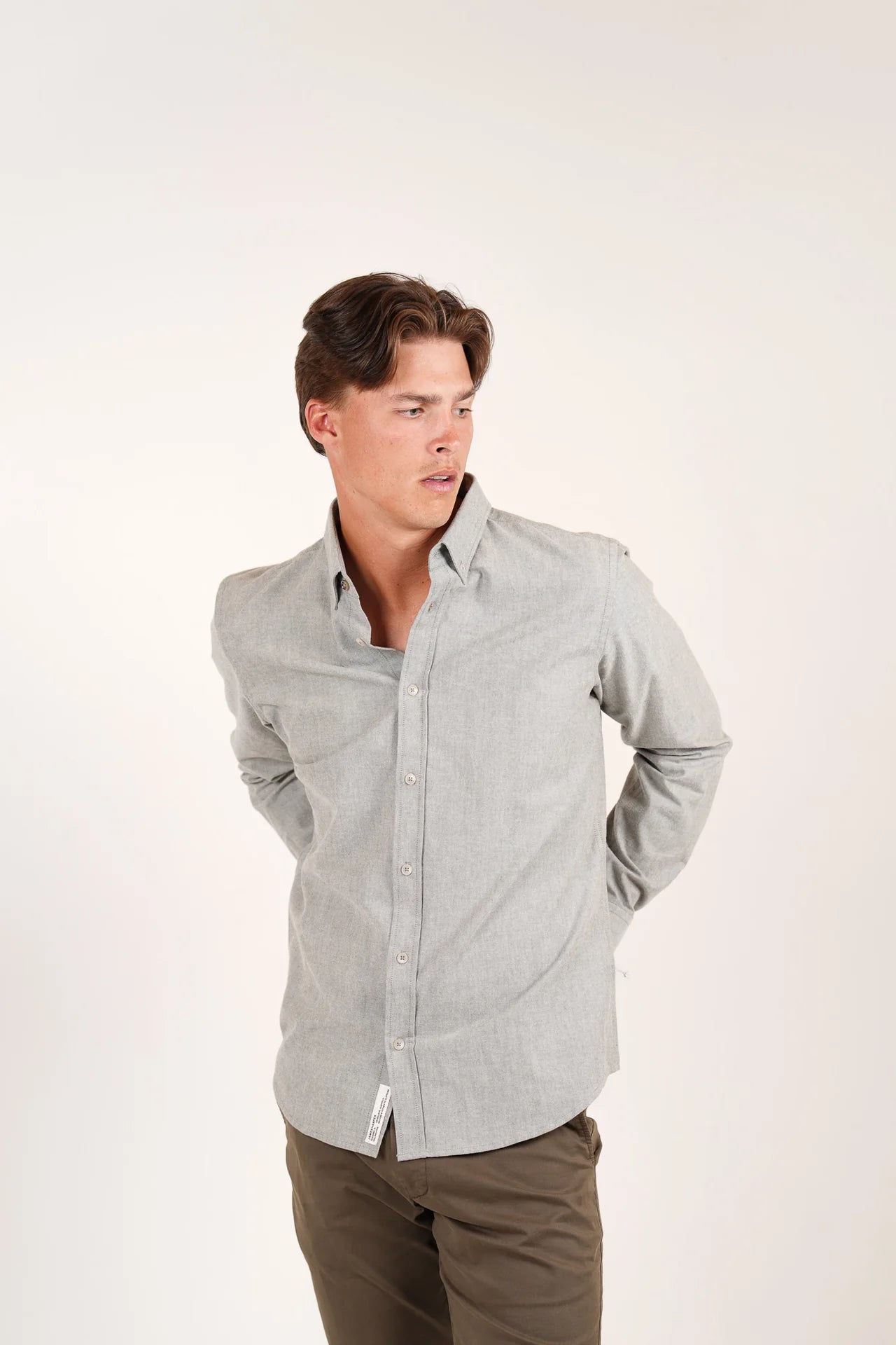 JAMES HAPRER OXFORD LS SHIRT