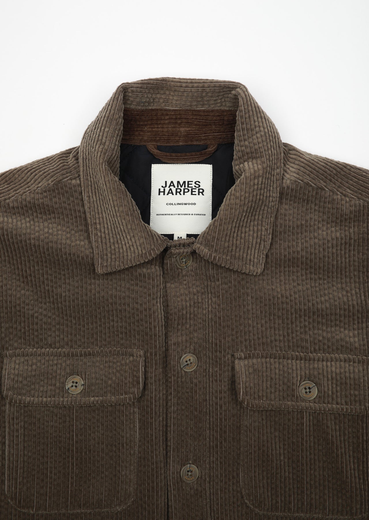 JAMES HARPER CORD PADDED JACKET