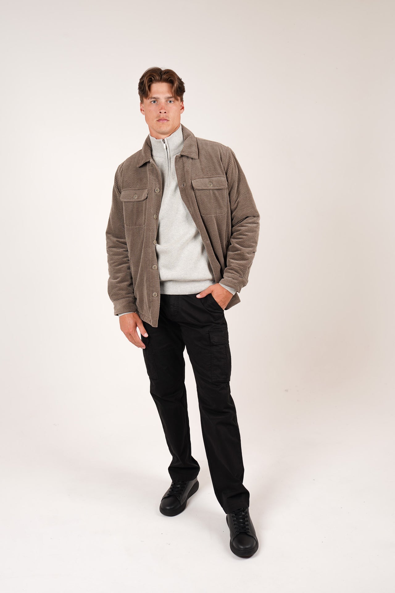 JAMES HARPER CORD PADDED JACKET