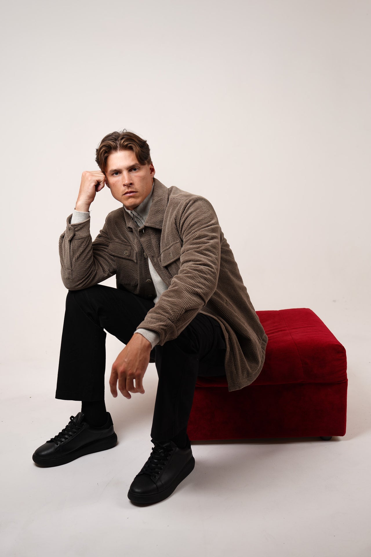 JAMES HARPER CORD PADDED JACKET