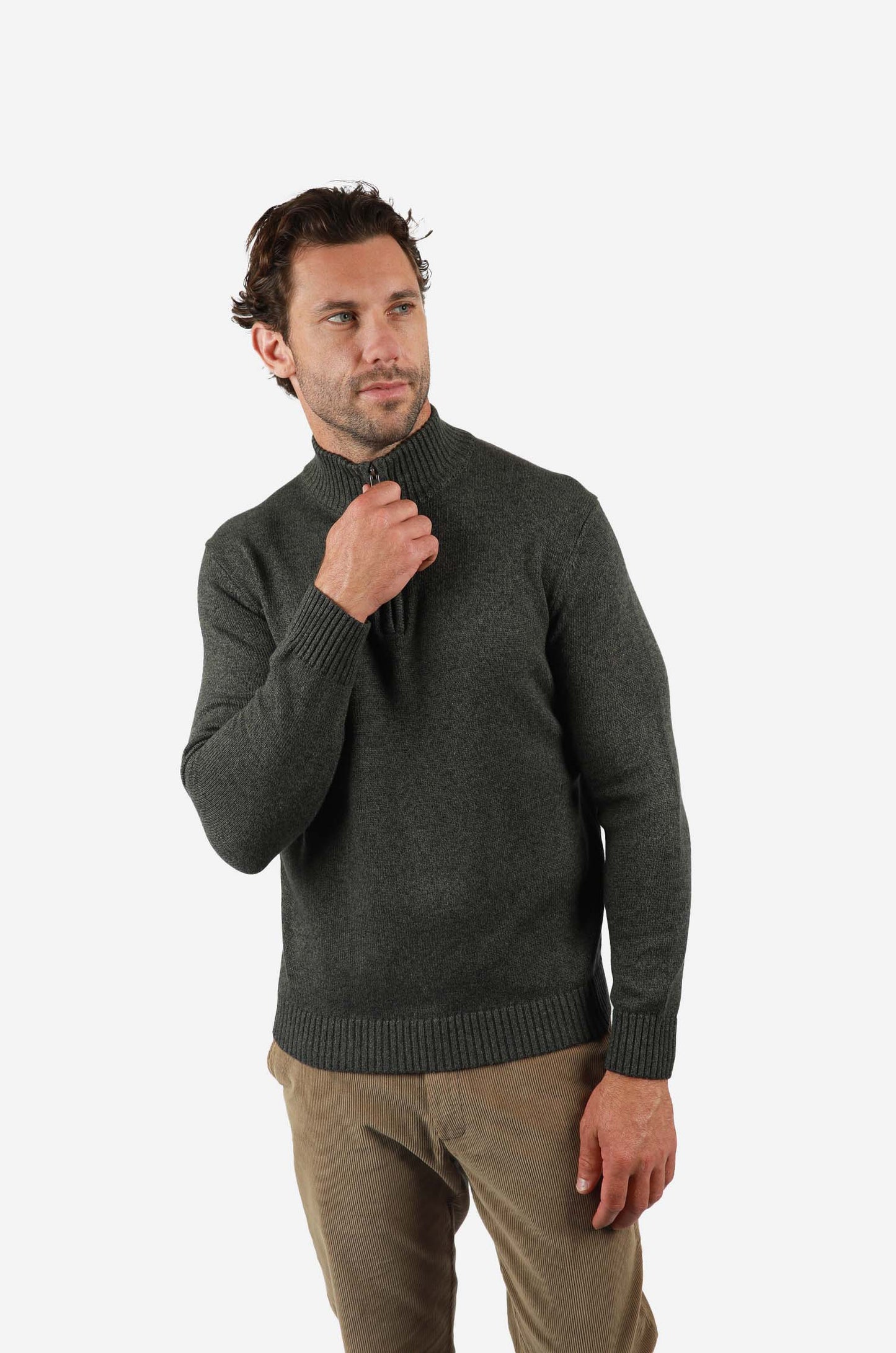 JAMES HARPER 1/4 ZIP KNIT