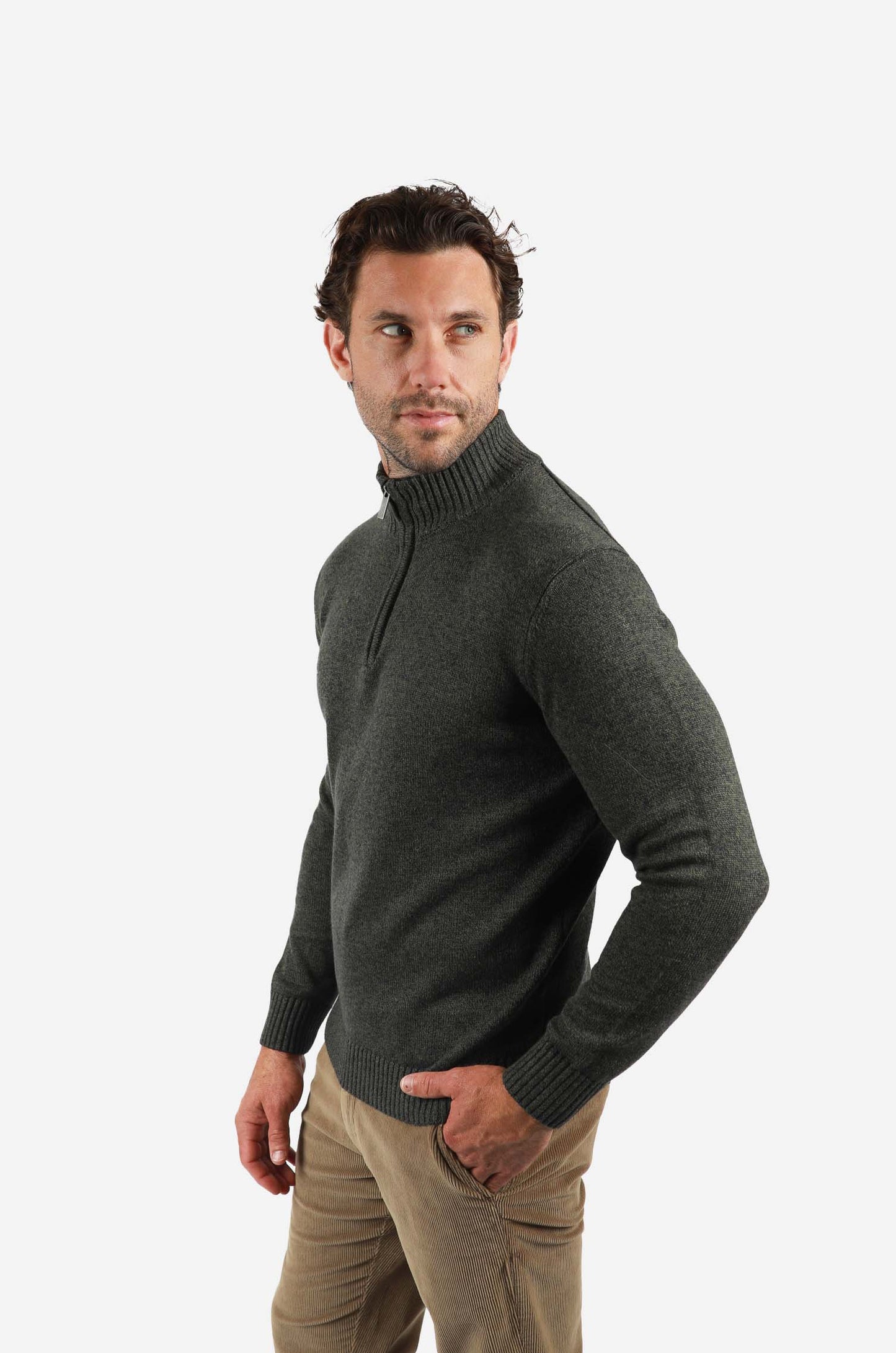 JAMES HARPER 1/4 ZIP KNIT