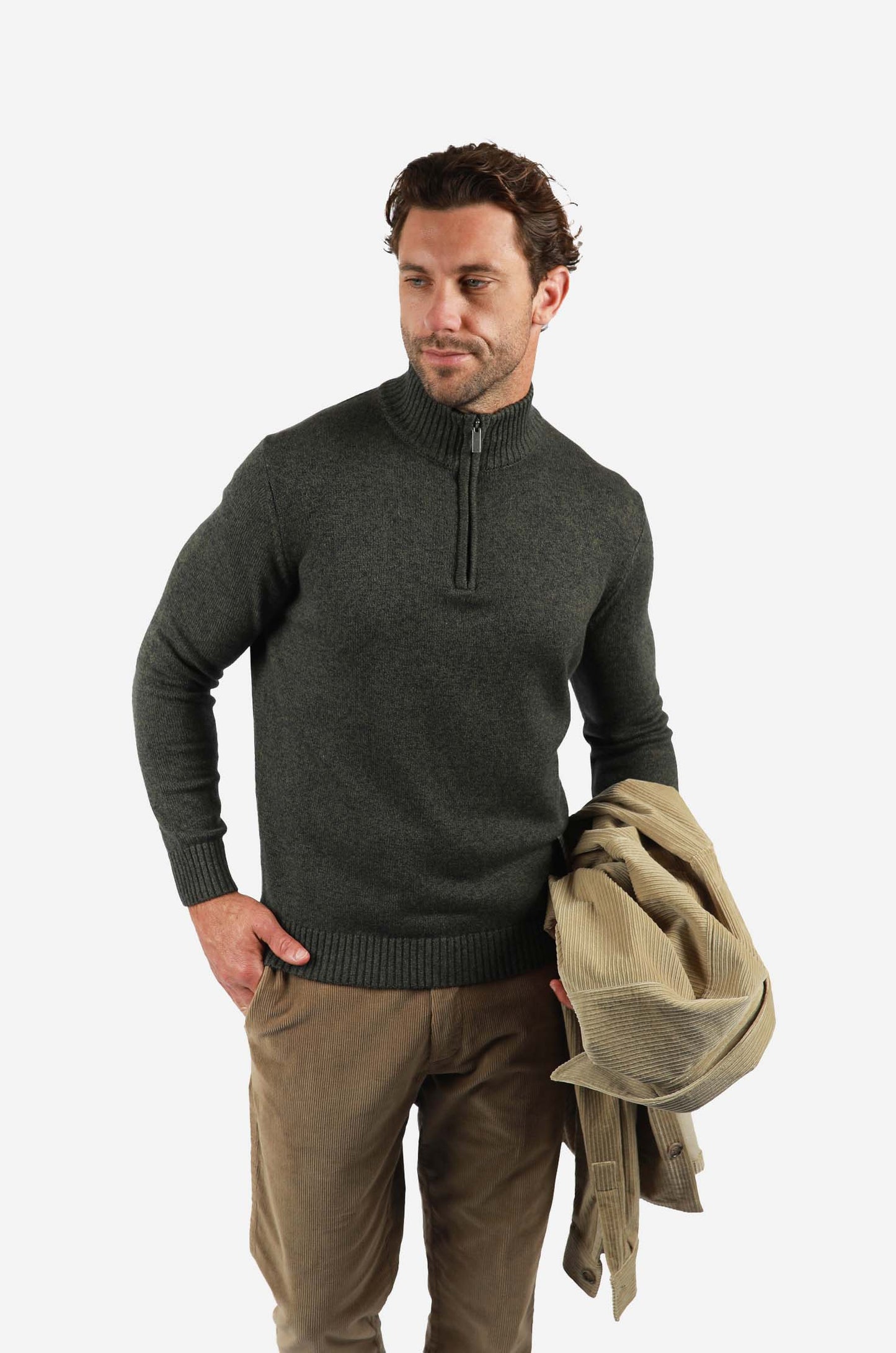 JAMES HARPER 1/4 ZIP KNIT