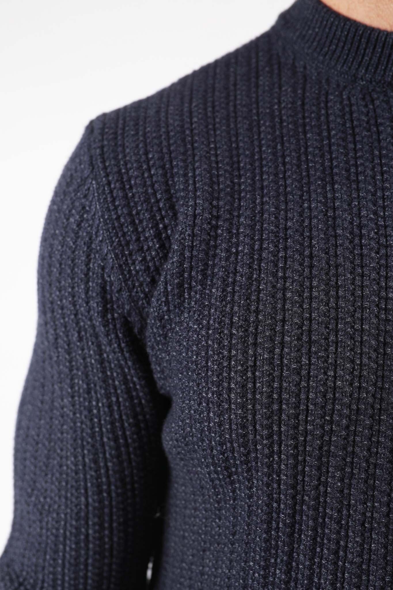 JAMES HARPER CHUNKY RIB CREW JUMPER