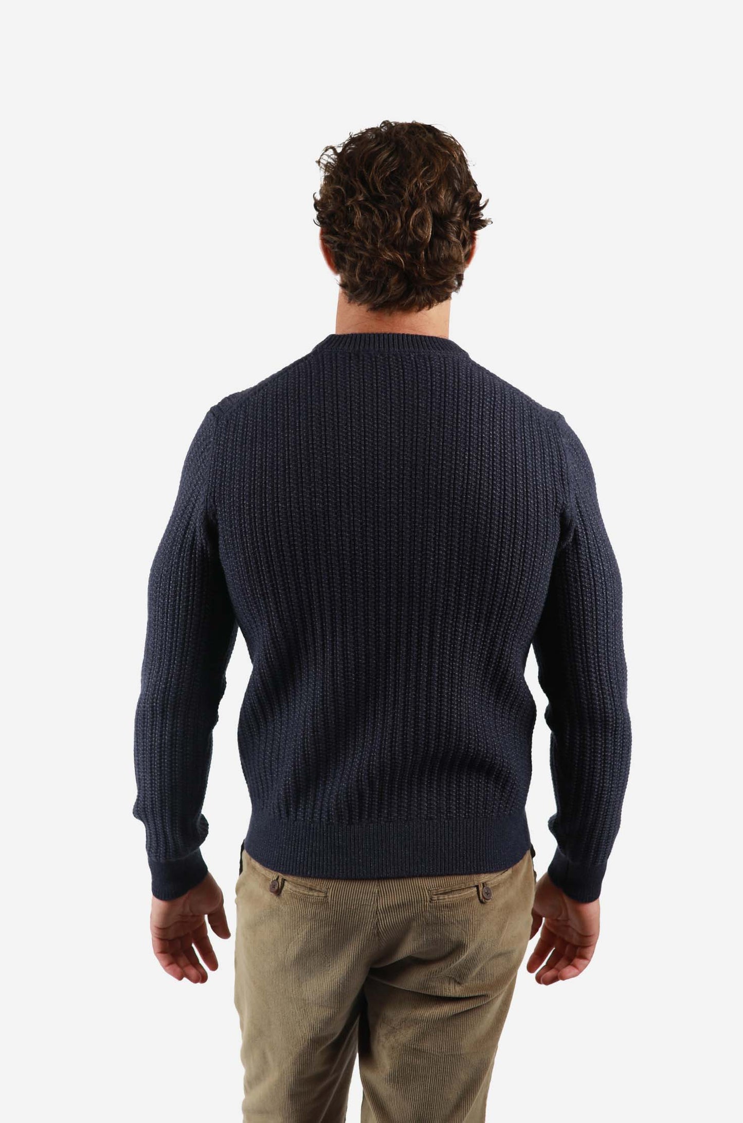 JAMES HARPER CHUNKY RIB CREW JUMPER