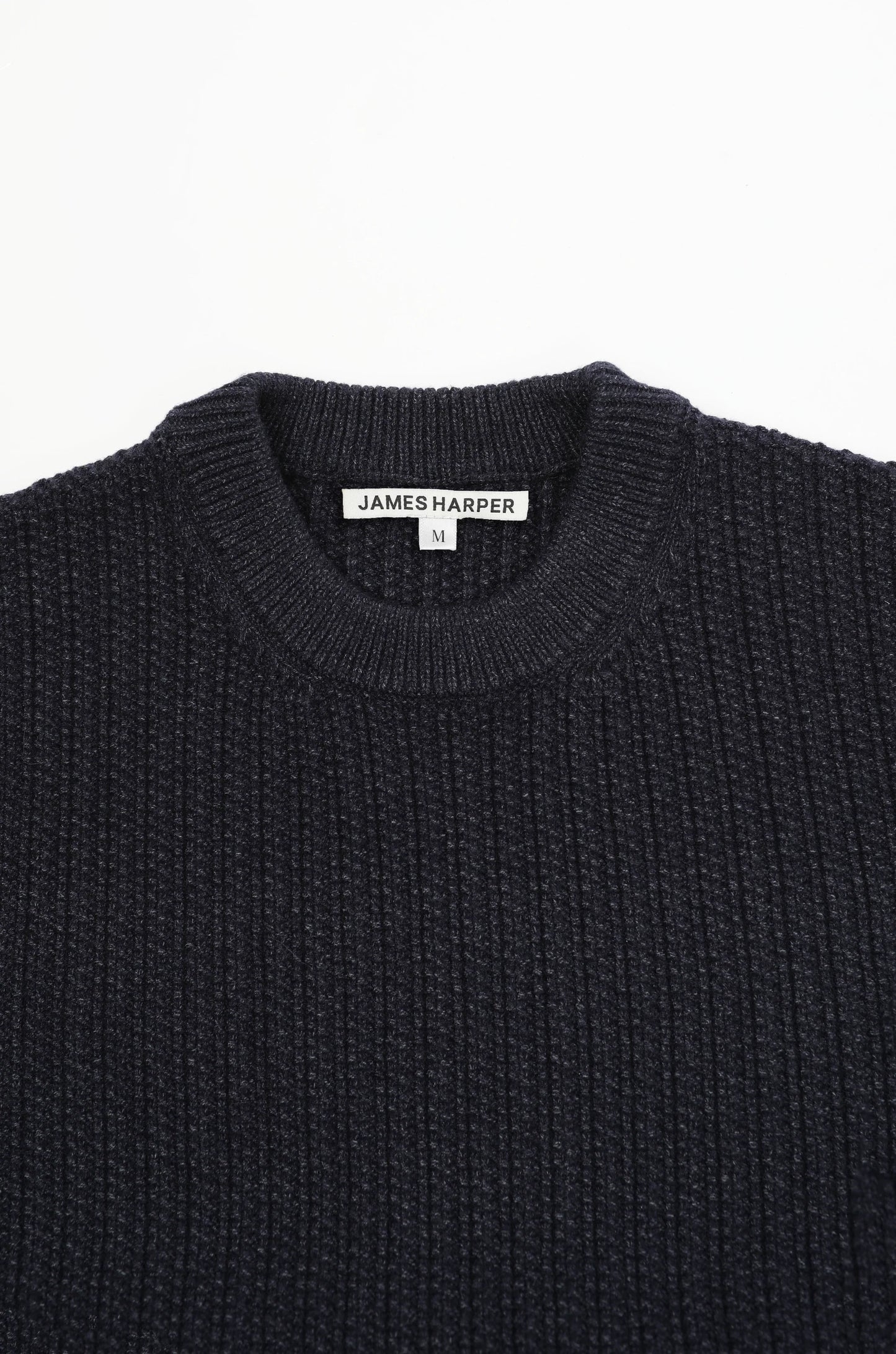 JAMES HARPER CHUNKY RIB CREW JUMPER