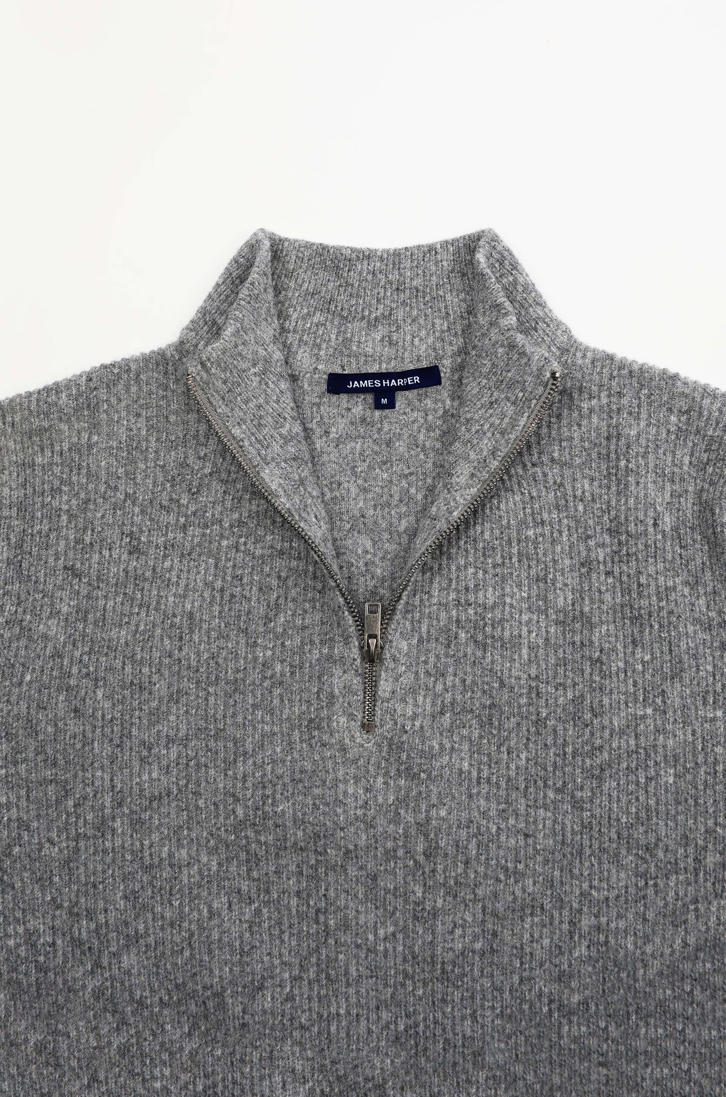 JAMES HARPER RIBBED 1/4 ZIP JUMPER