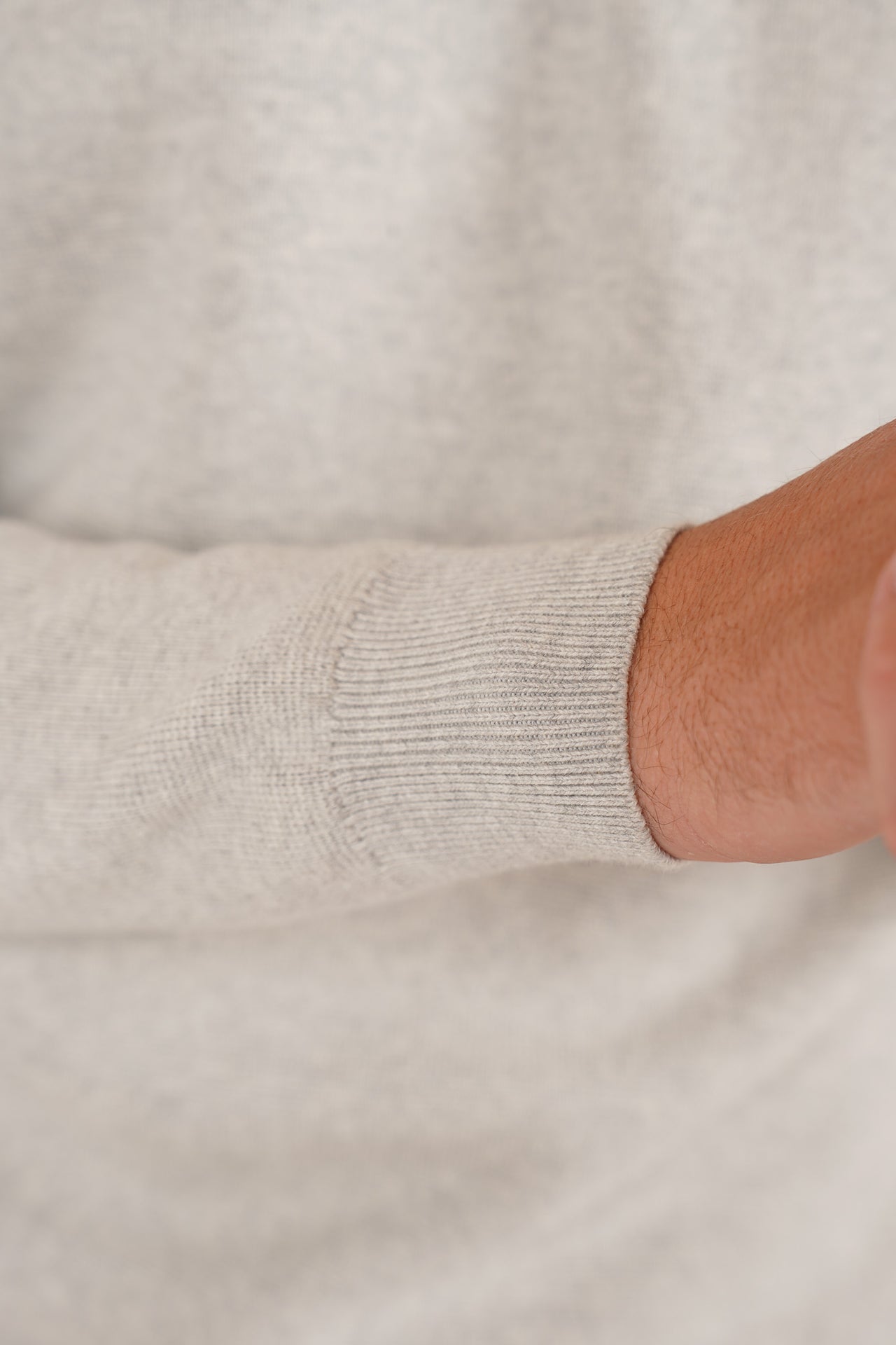 JAMES HARPER 1/4 ZIP MARLE KNIT
