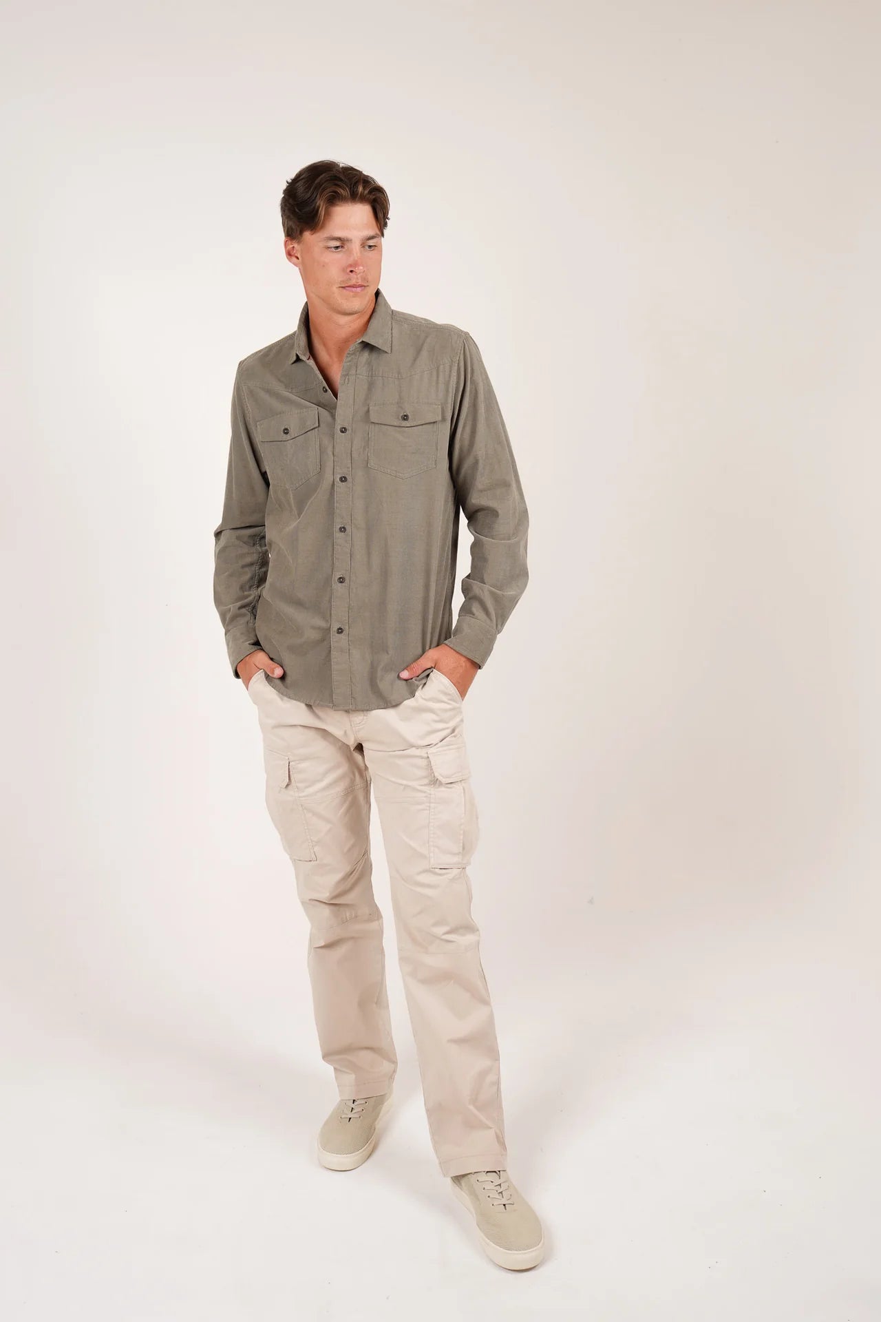 JAMES HARPER WESTERN CORD SHIRT