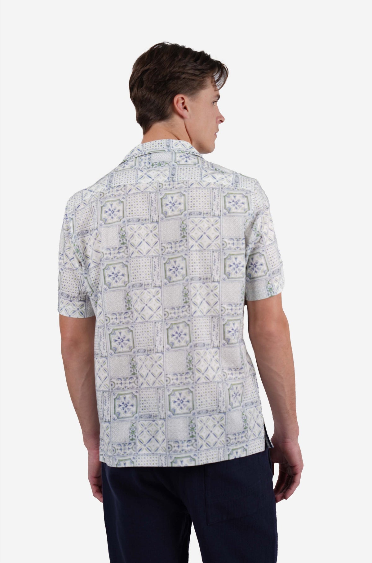 JAMES HARPER TILE PRINT SHIRT
