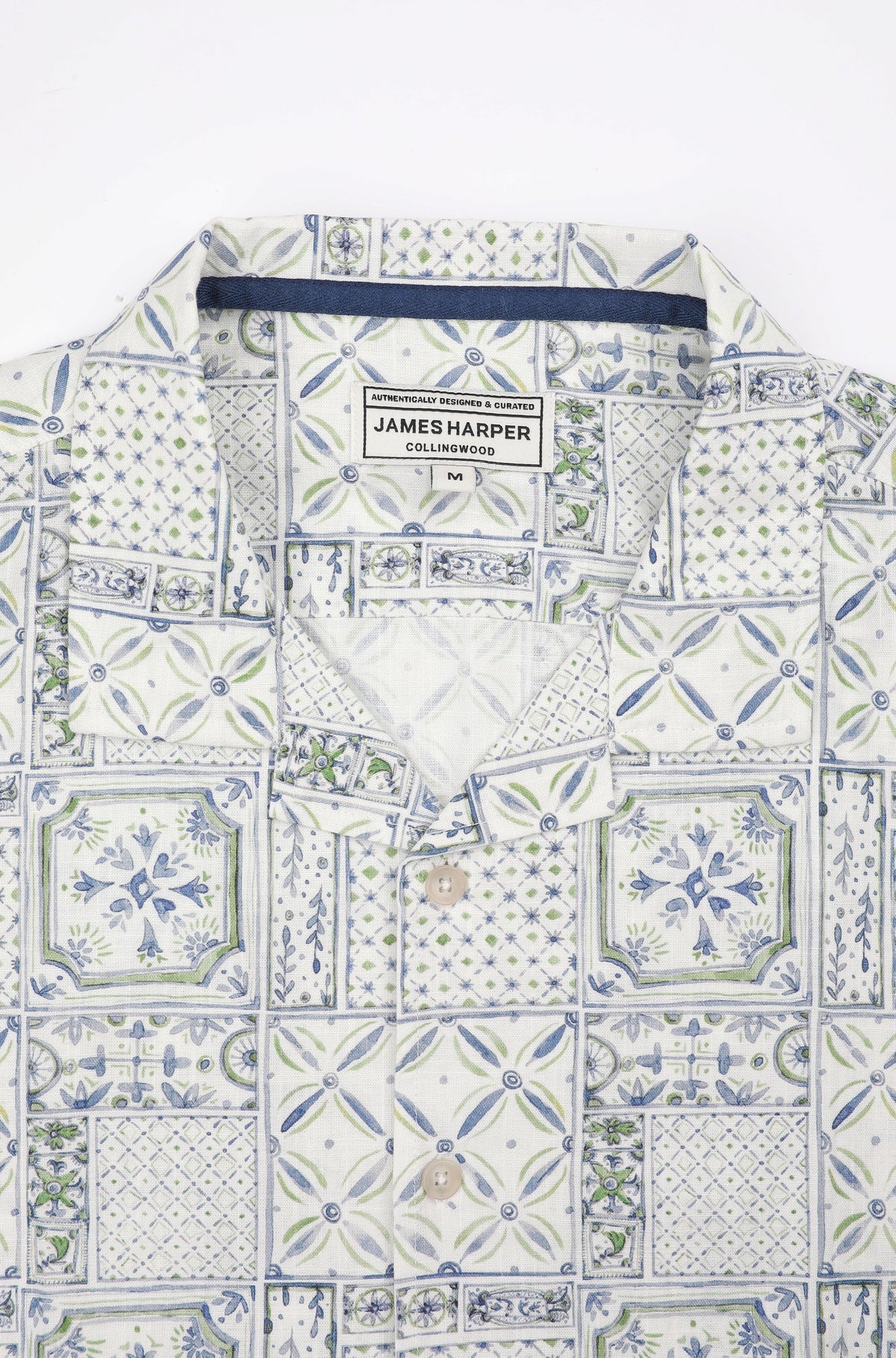 JAMES HARPER TILE PRINT SHIRT