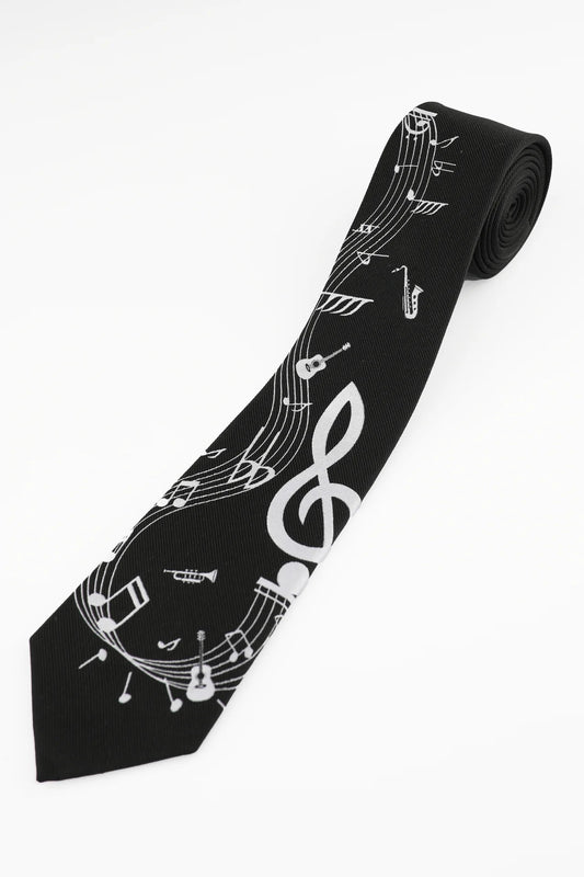 JAMES HARPER MUSIC NOTES TIE