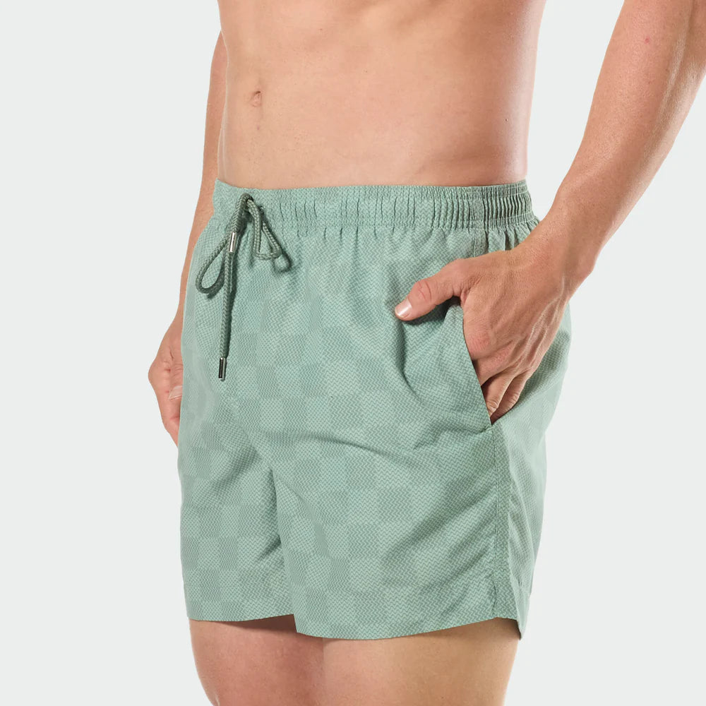 MITCH DOWD IN WAVES SWIM SHORT
