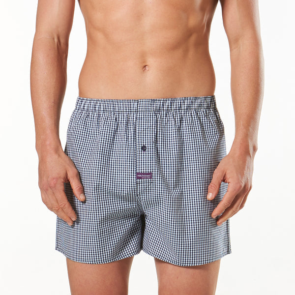 MITCH DOWD REGULAR CHECK BOXER 3PK