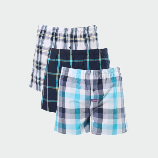 MITCH DOWD RESORT CHECK BOXER 3PK