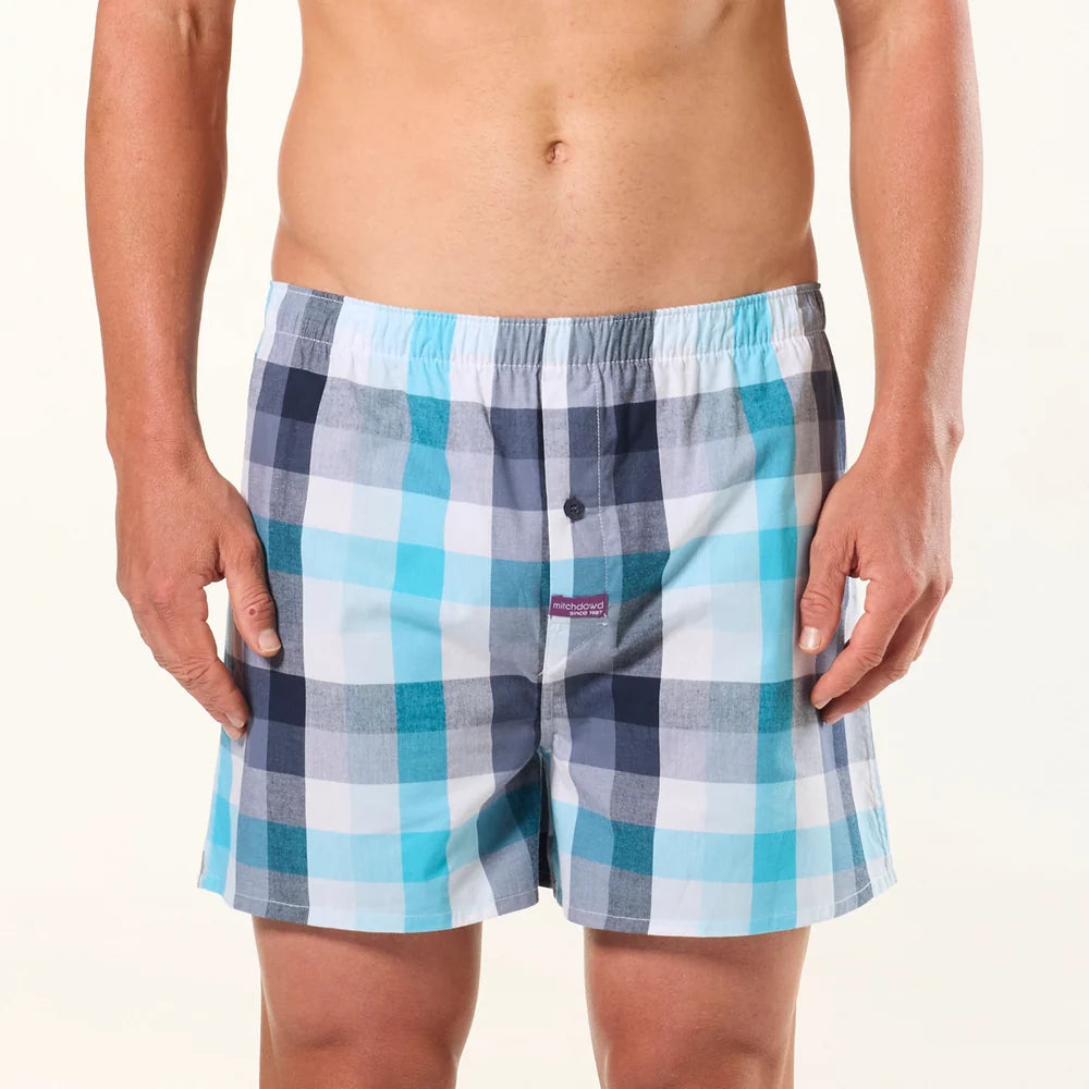 MITCH DOWD RESORT CHECK BOXER 3PK