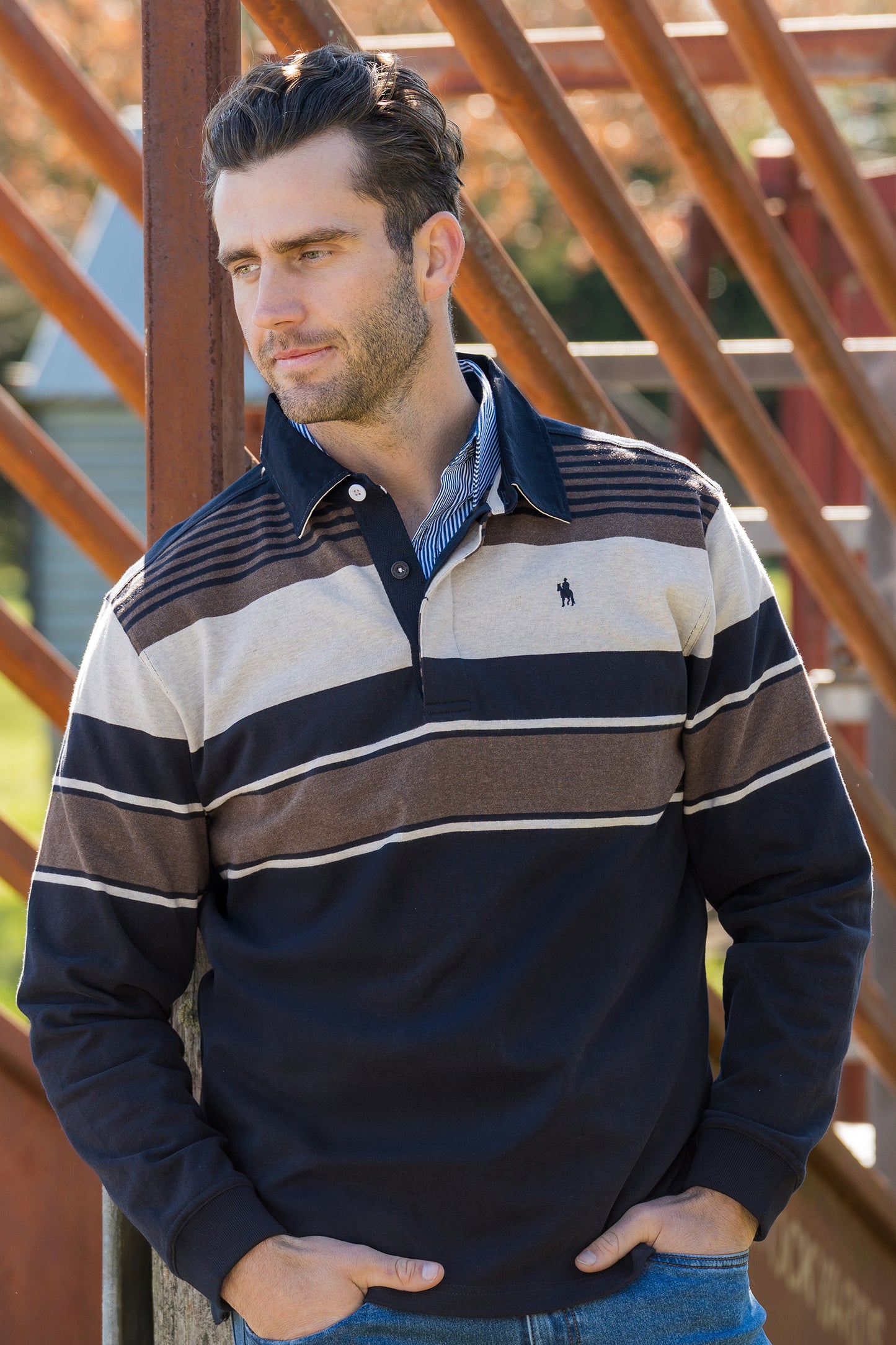 THOMAS COOK BRYAN STRIPE RUGBY