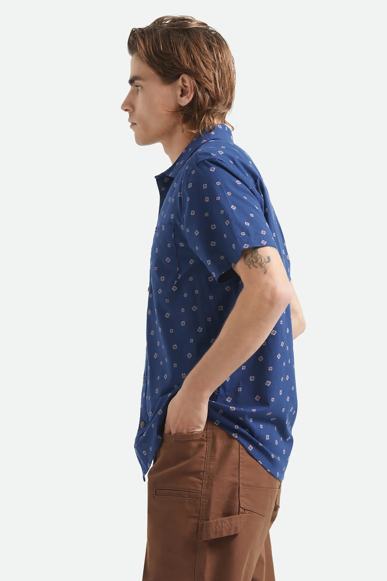 BRIXTON CHARTER S/S GEO SHIRT